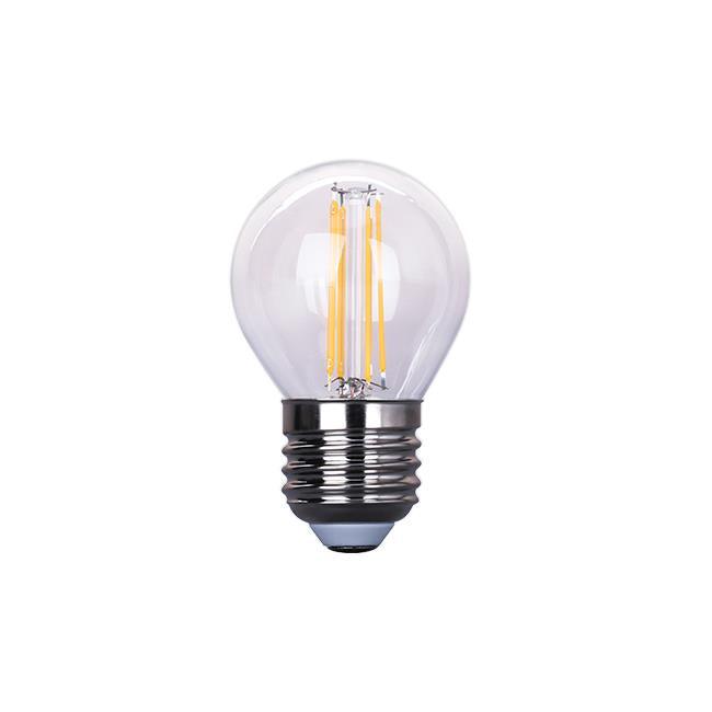 LED-lampa E27 Filament Dimbar G45 2700K 4W Klar - Ledgends