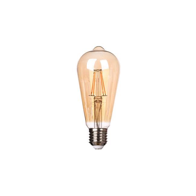 LED-lampa E27 Filament Dimbar ST64 2700K 6W Amber - Ledgends