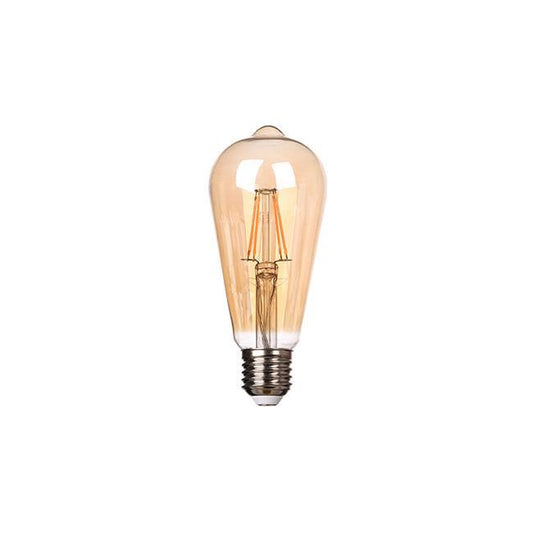 LED-lampa E27 Filament Dimbar ST64 2700K 6W Amber - Ledgends