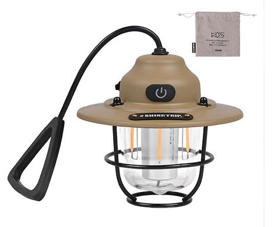 Shinetrip Retro Camping lampa med batteri