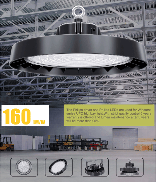 Highbay 160lm IP65 och IK08 - Ledgends