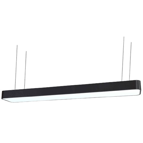 Lampa LED linjär pendel 120cm 40W CCD Svart - Ledgends