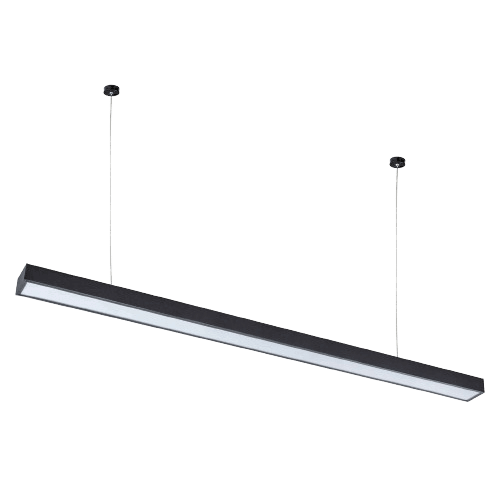 Lampa LED linjär pendel 120cm 40W CCD Svart - Ledgends