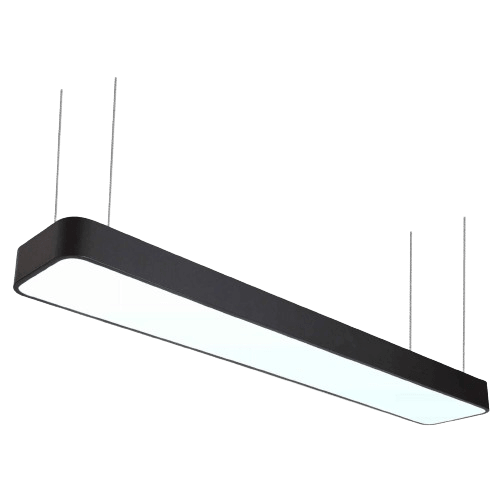 Lampa LED linjär premium pendel 120cm 50W CCD Svart - Ledgends