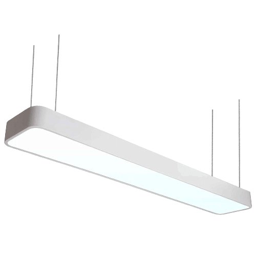 Lampa LED linjär premium pendel 120cm 50W CCD Vit - Ledgends