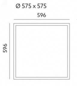 Panel 60cmx60cm 30W 4500lm UGR19 4000K - Ledgends