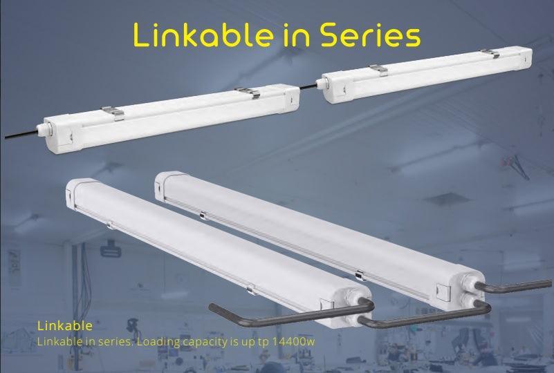 Tri proof LED industri armatur 4000K IP65 IK08 - Ledgends