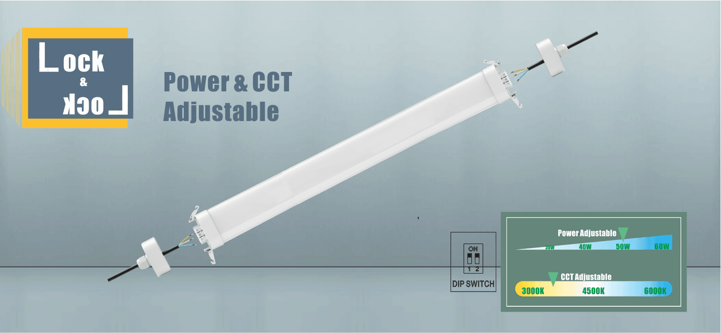 Tri proof LED industri armatur CCT IP65 IK08 - Ledgends